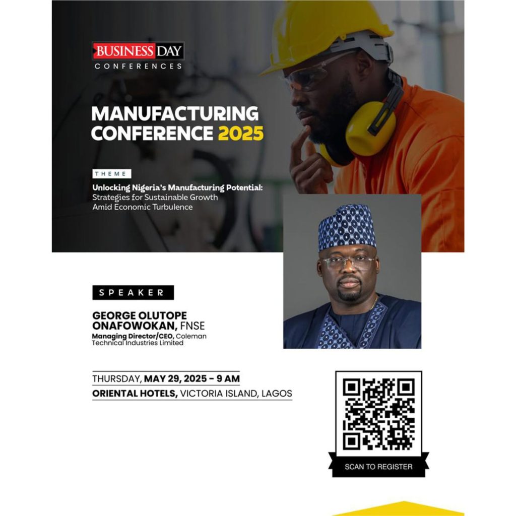 Unlocking Nigeria’s Manufacturing Potential: Insights from Coleman at BusinessDay Manufacturing Conference 2025