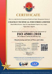 UAF Americo-ISO 45001- COLEMAN TECHNICAL INDUSTRIES LIMITED (2)_page-0001